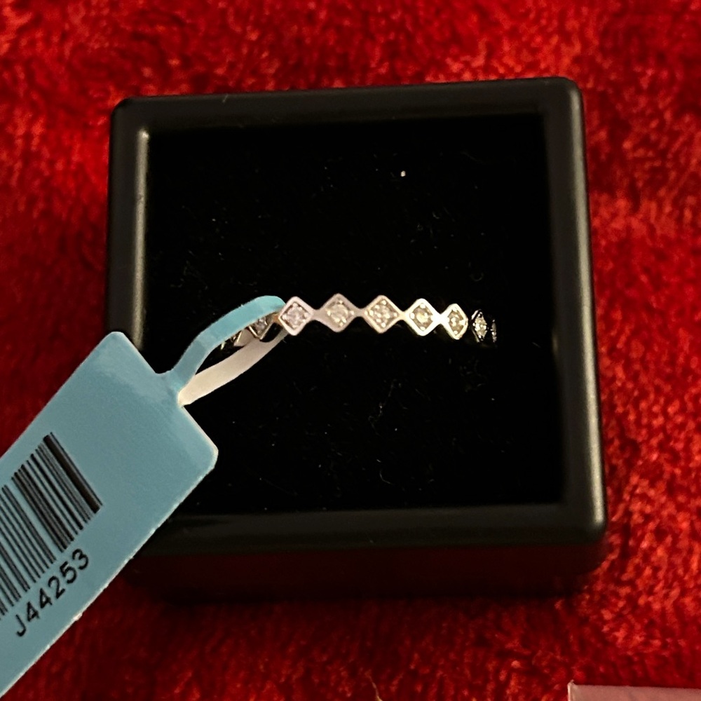 Luxury Moissanite Diamond eternity band size‎ 10 VVSD